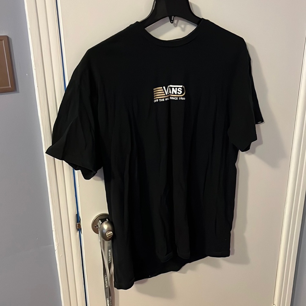 Vans black tee size L